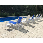 Nardi Atlantico Outdoor Chaise Lounger - White