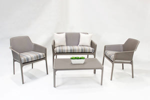 Nardi Net 4-Piece Outdoor Conversation Set - Beige