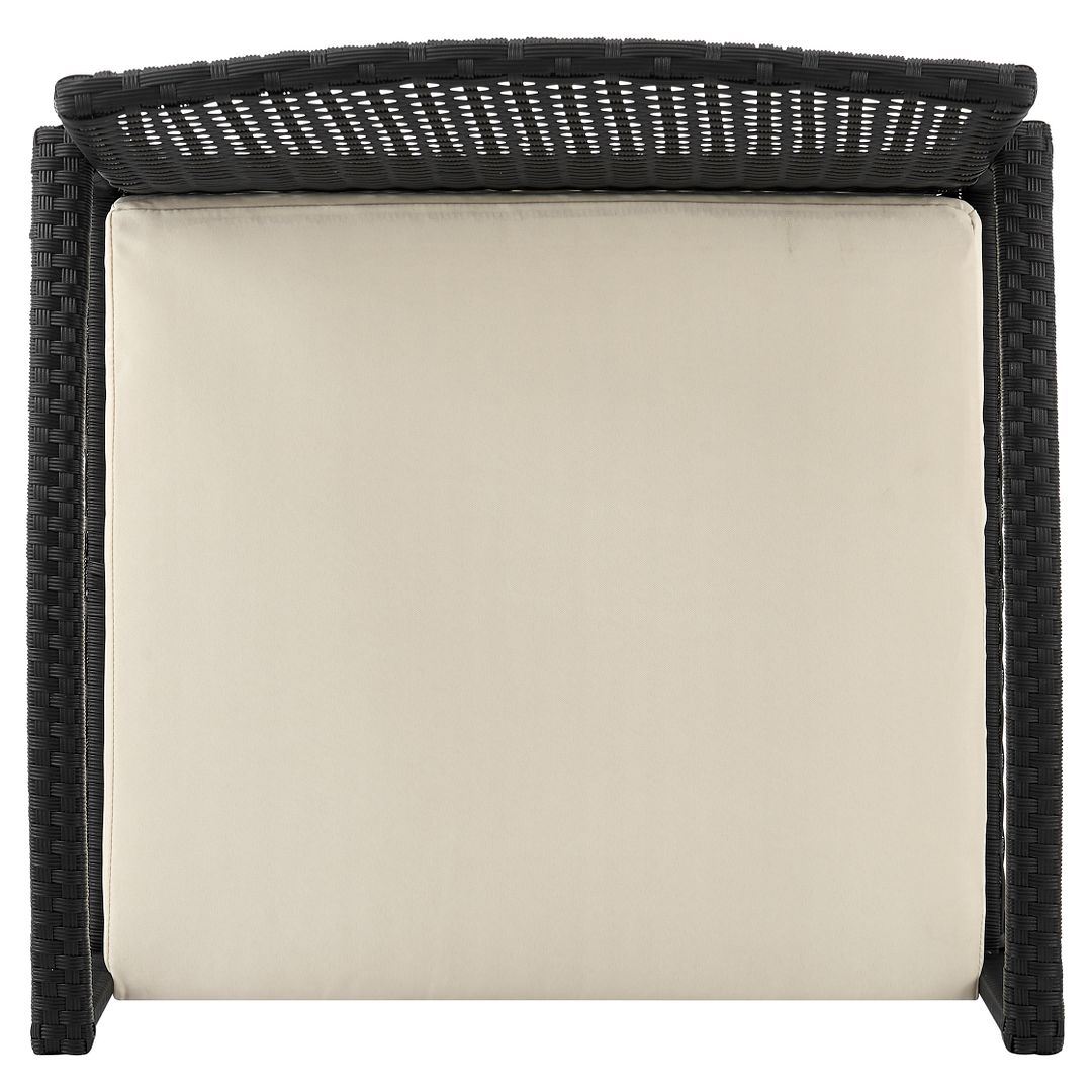 Austwell 3-Piece Outdoor Conversation Set - Black/Cream