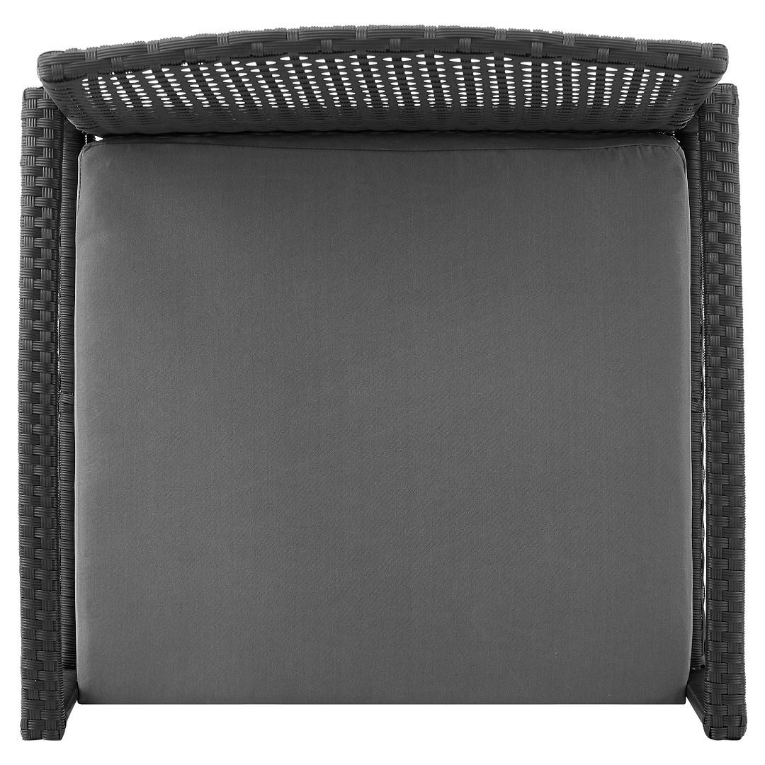 Austwell 3-Piece Outdoor Conversation Set - Black/Grey