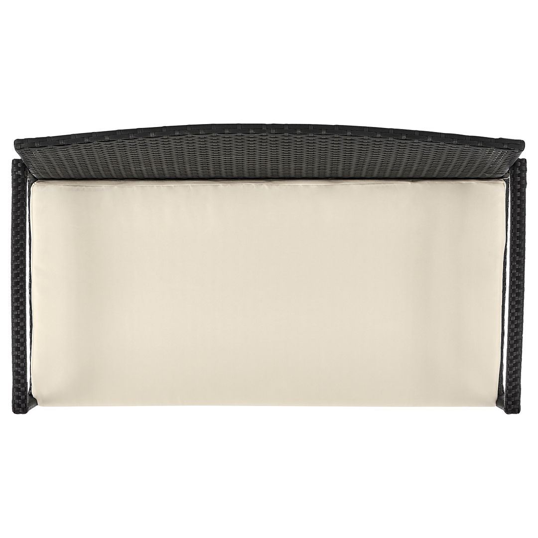 Austwell 4-Piece Outdoor Conversation Set - Black/Cream