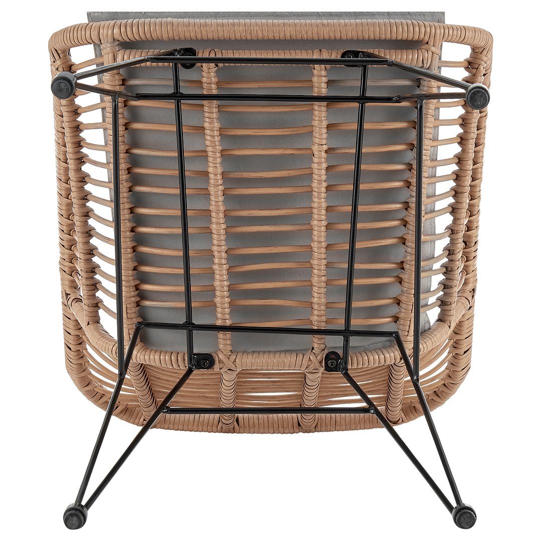 Copano 3-Piece Outdoor Conversation Set - Tan/Grey