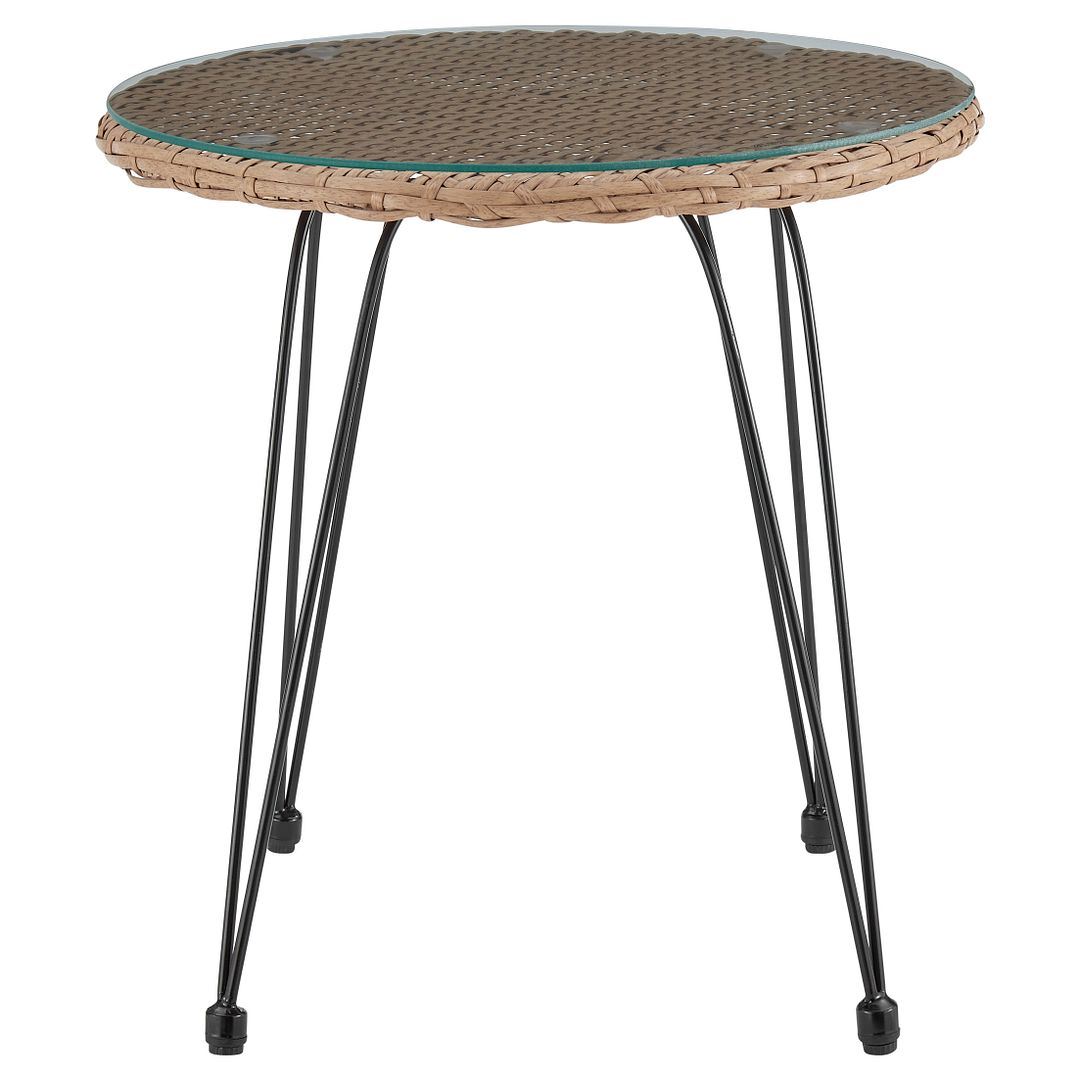 Copano 3-Piece Outdoor Conversation Set - Tan/Grey