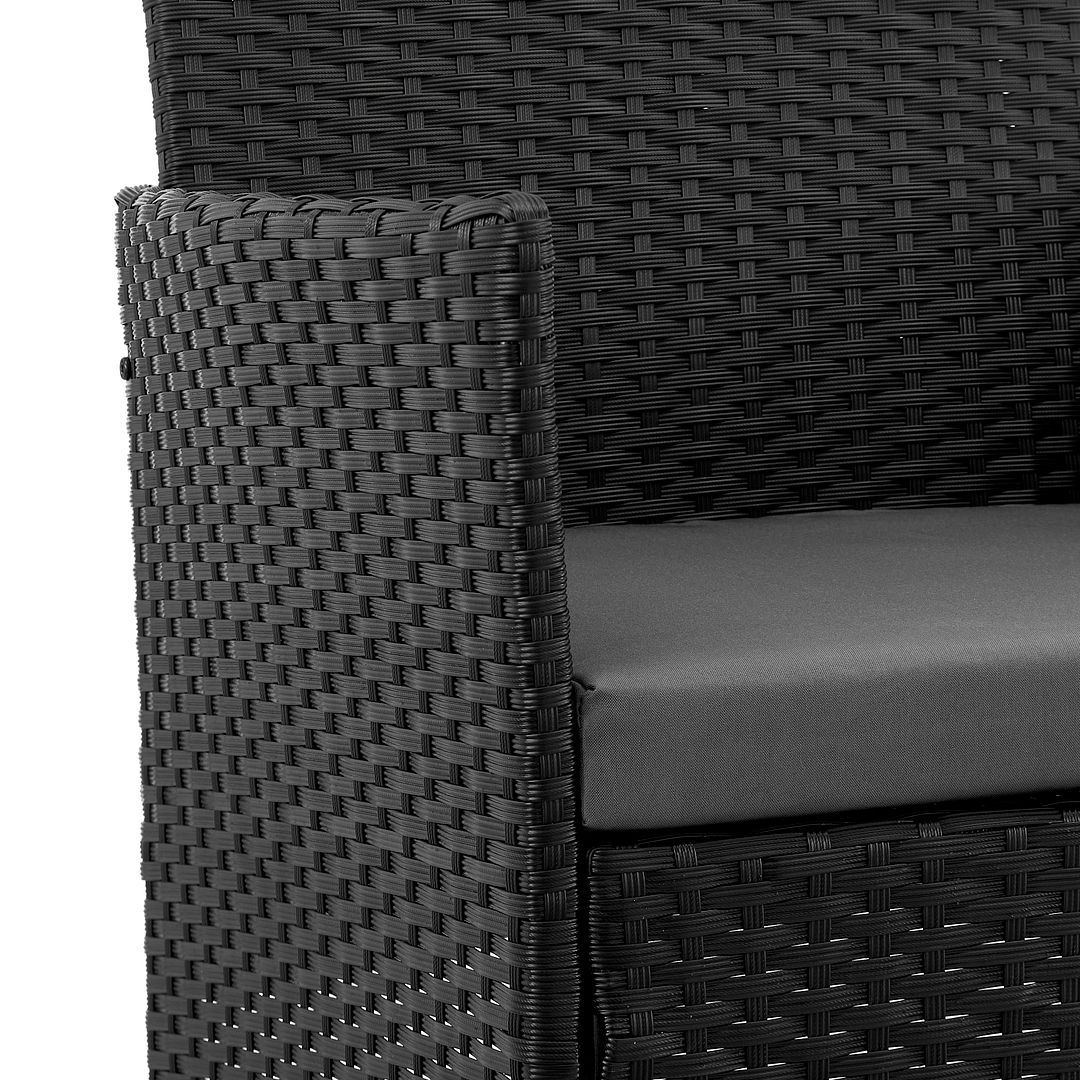 Lavaca 3-Piece Outdoor Conversation Set - Grey