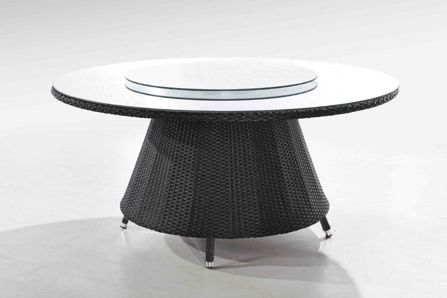 Andaman 7 Piece Outdoor Dining Set - Sky Blue/Black