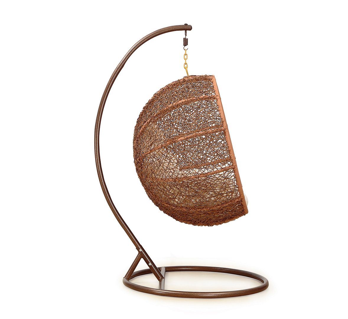Whitsunday Rattan Egg Hanging Chair - Cream