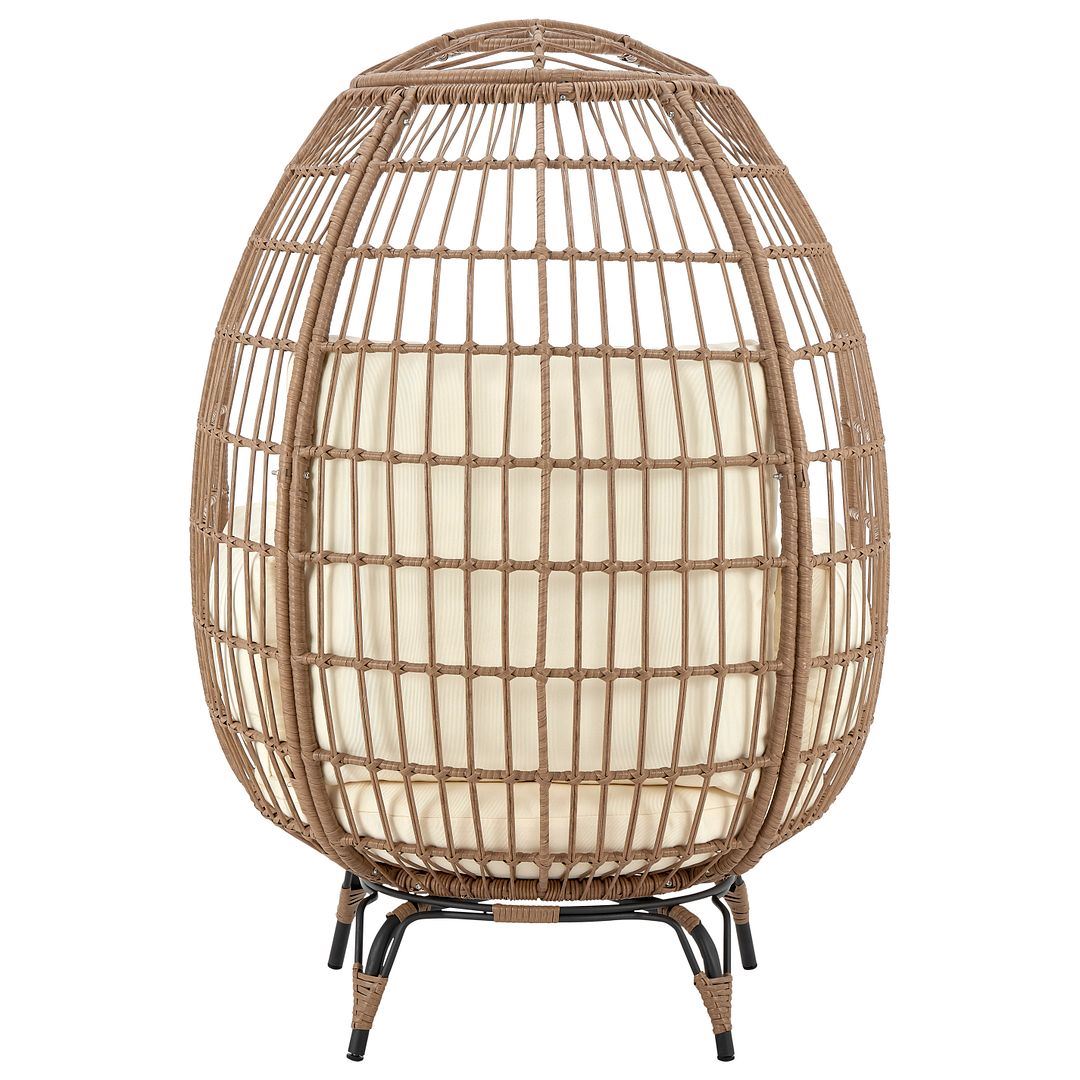 Baffin Indoor/Outdoor Egg Chair - Tan/Cream