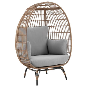 Baffin Indoor/Outdoor Egg Chair - Tan/Grey