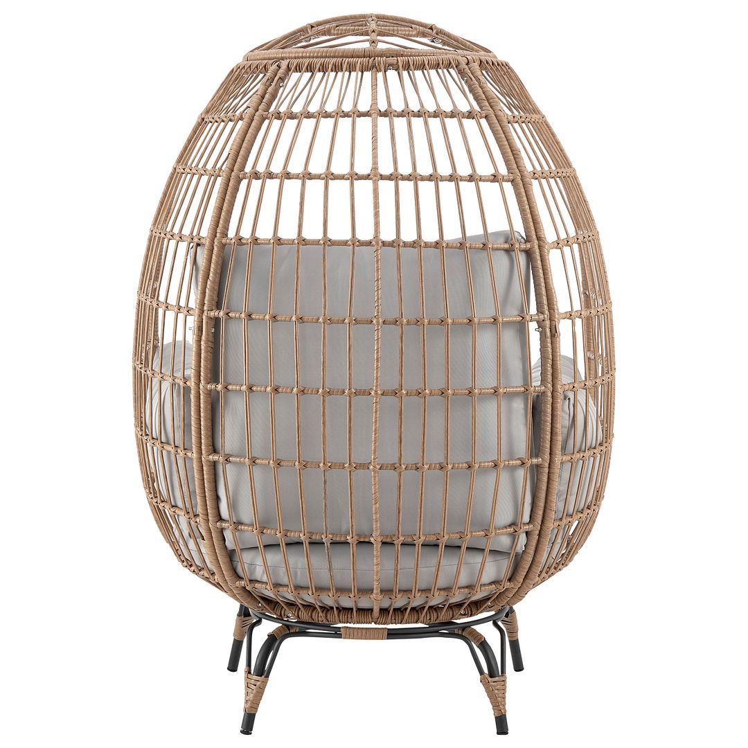 Baffin Indoor/Outdoor Egg Chair - Tan/Grey