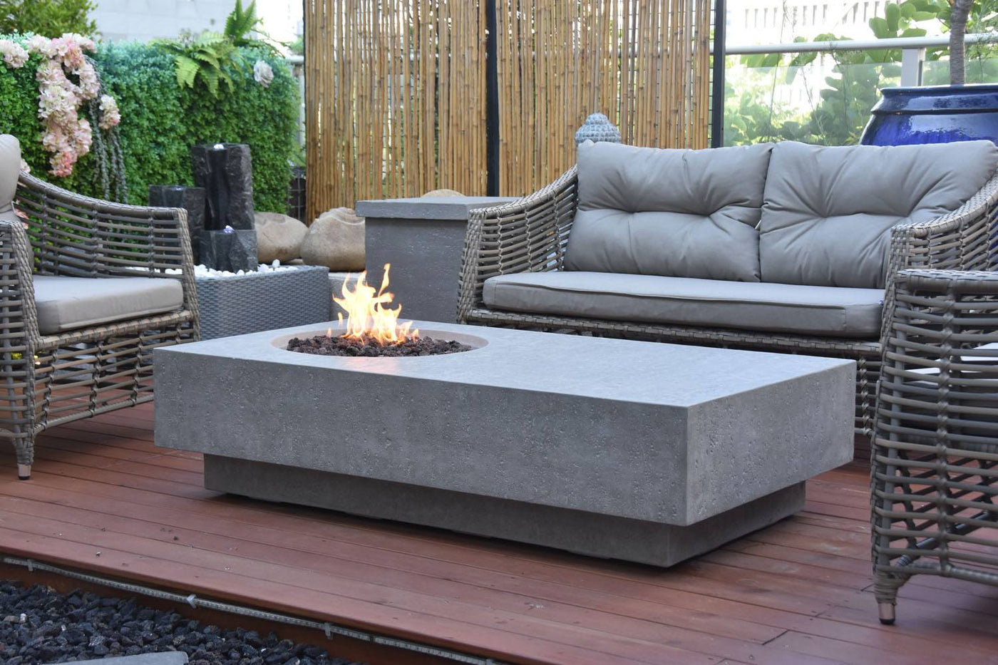 Elementi Metropolis Fire Table - Propane