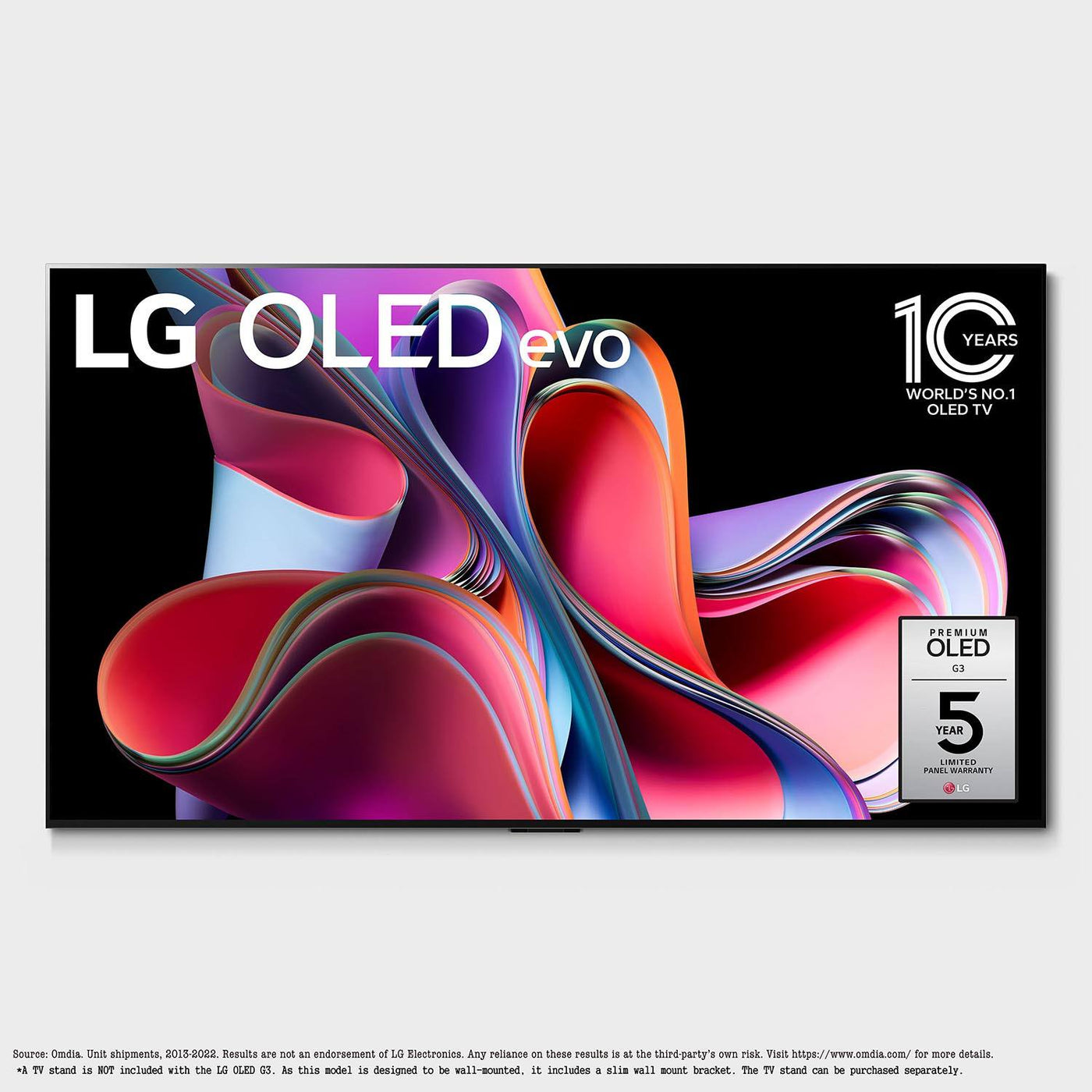 LG 77" G3 4K OLED evo Gallery Edition wtih ThinQ AI - OLED77G3PUA.ACC