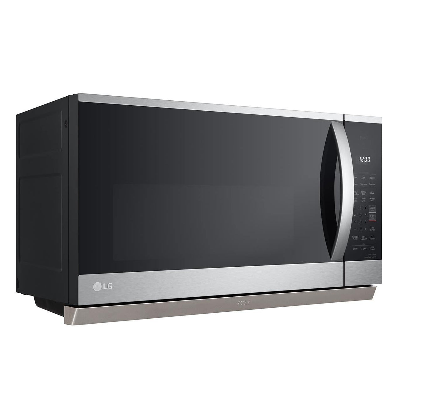 LG Smudge-Proof Stainless Steel Smart Wi-Fi Enabled Over-the-Range Microwave with ExtendaVent® 2.0 & EasyClean® (2.1 cu. ft.) - MVEL2125F