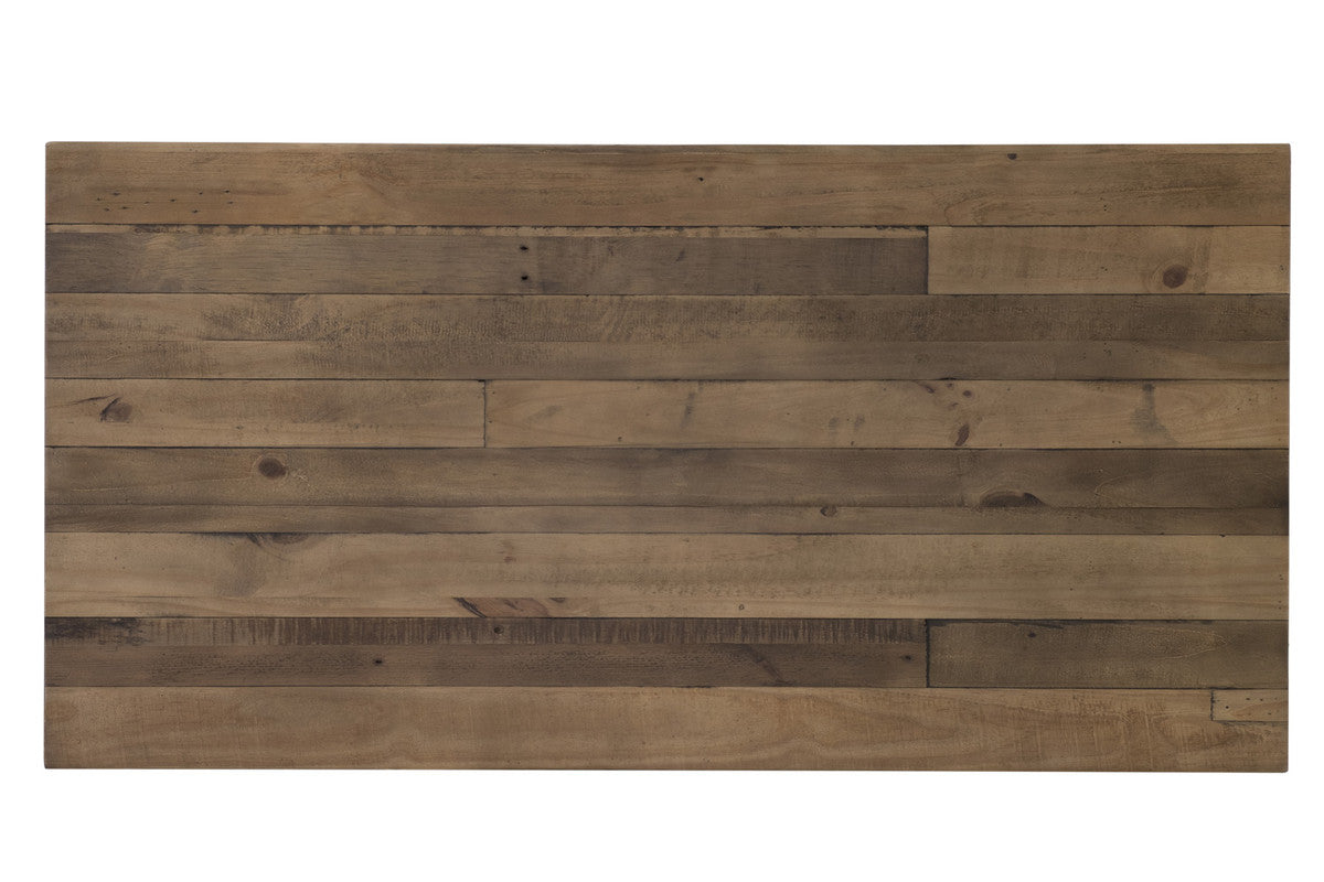 Borsgade Reclaimed Pine Coffee Table - Antique White/Rustic Natural