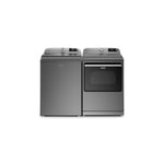 Maytag Metallic Slate Smart Top-Load Washer (6.0 cu. ft.) & Electric Dryer (7.4 cu. ft.) - MVW7230HC/YMED6230HC