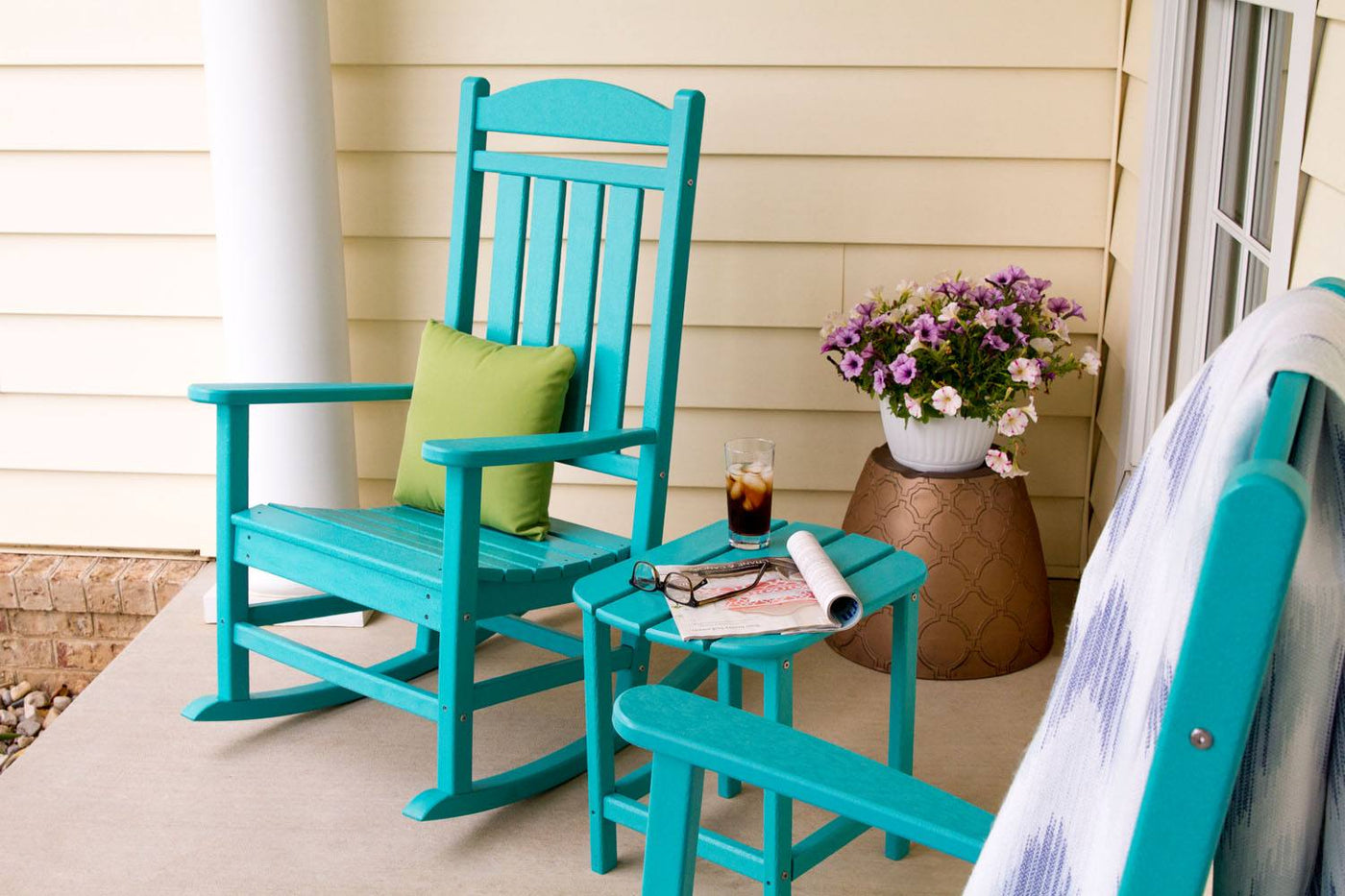 POLYWOOD® Presidential Rocking Chair - Aruba