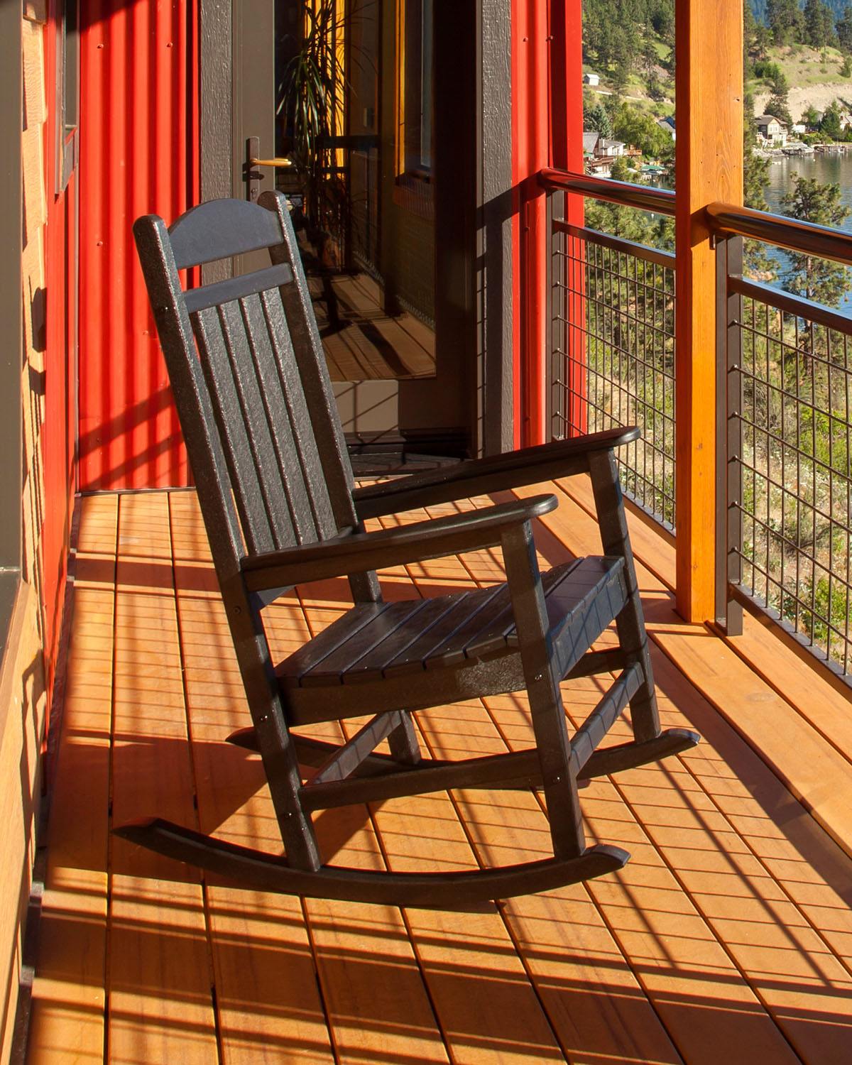 POLYWOOD® Presidential Rocking Chair - Black