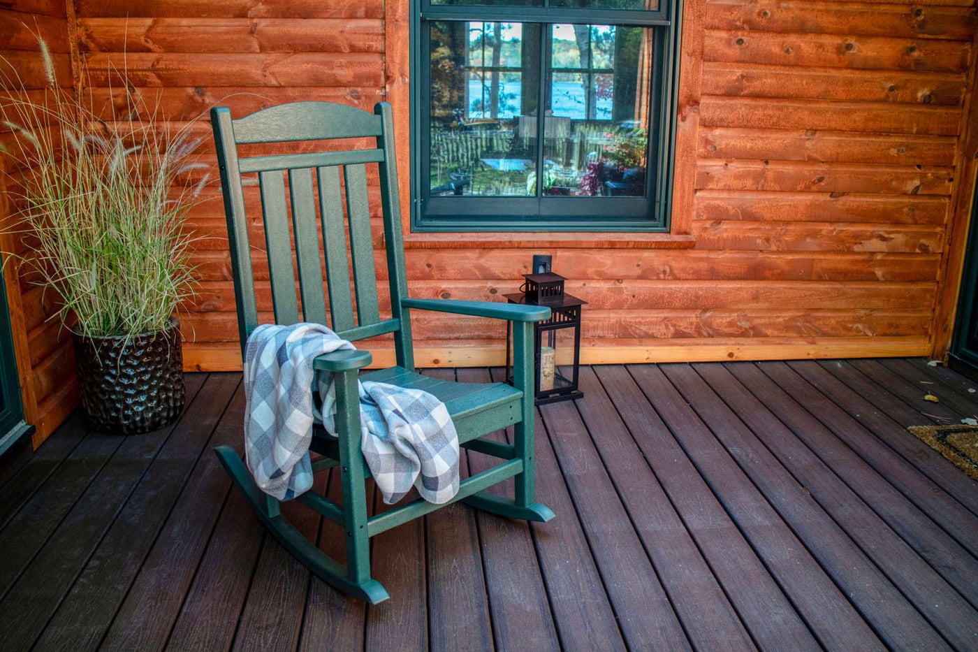 POLYWOOD® Presidential Rocking Chair - Green