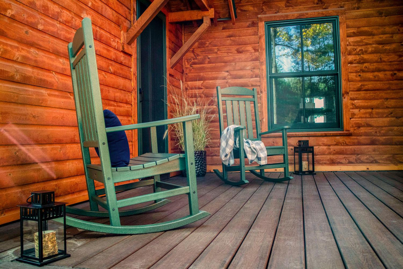 POLYWOOD® Presidential Rocking Chair - Green
