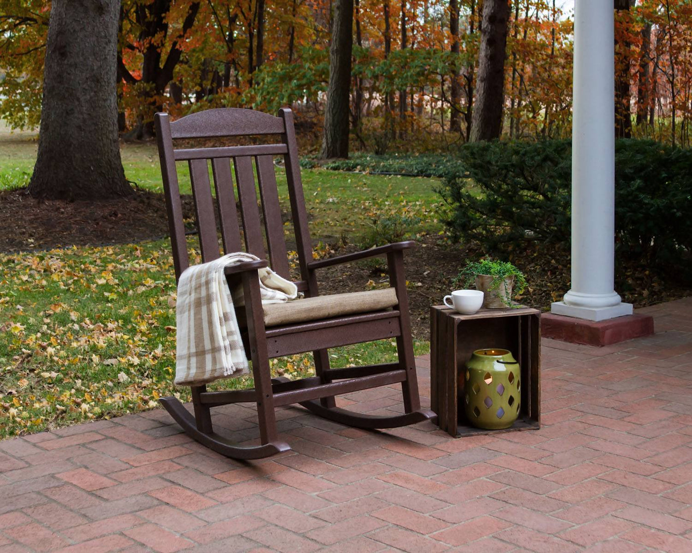 POLYWOOD® Presidential Rocking Chair - Mahogany
