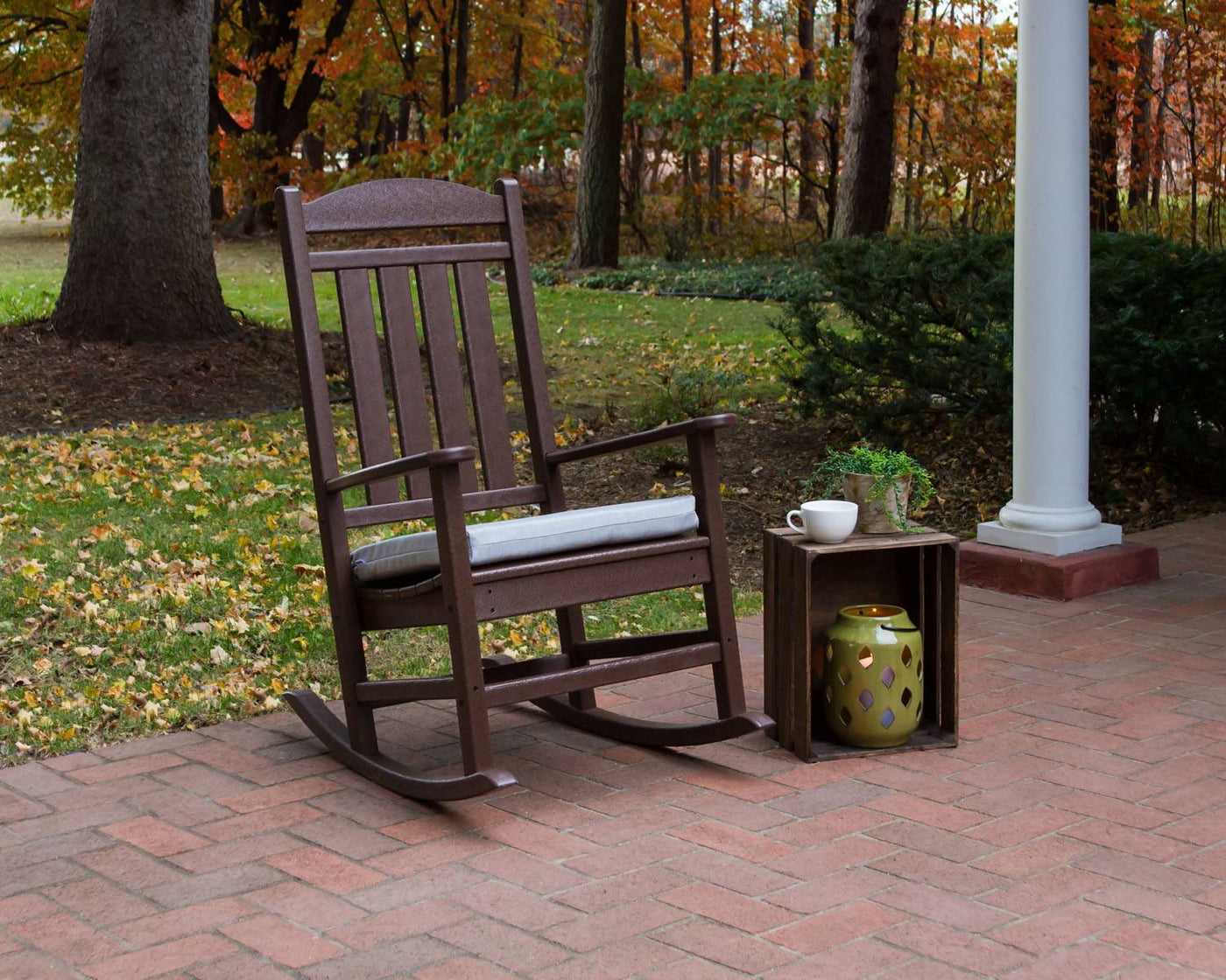 POLYWOOD® Presidential Rocking Chair - Mahogany