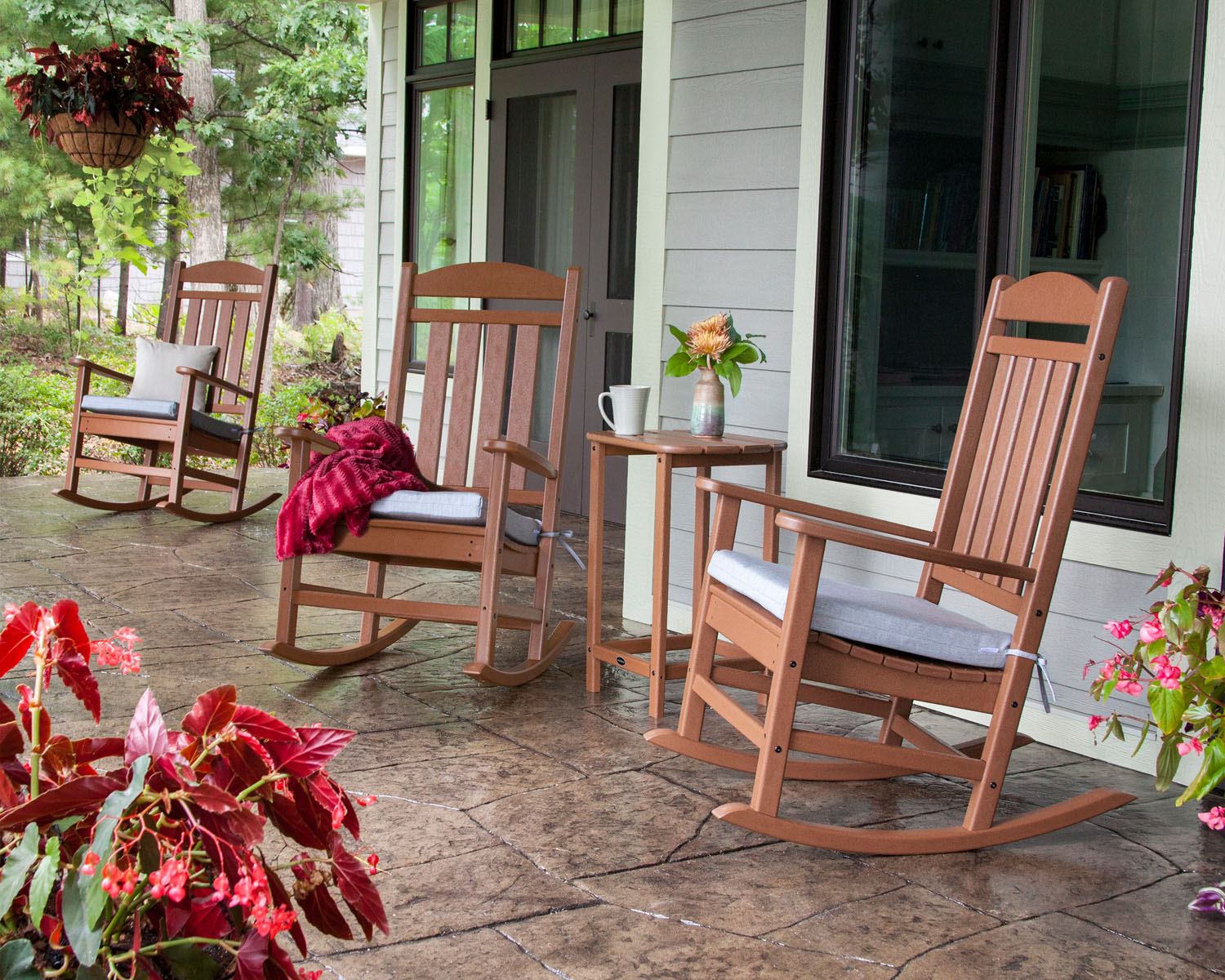 POLYWOOD® Presidential Rocking Chair - Teak