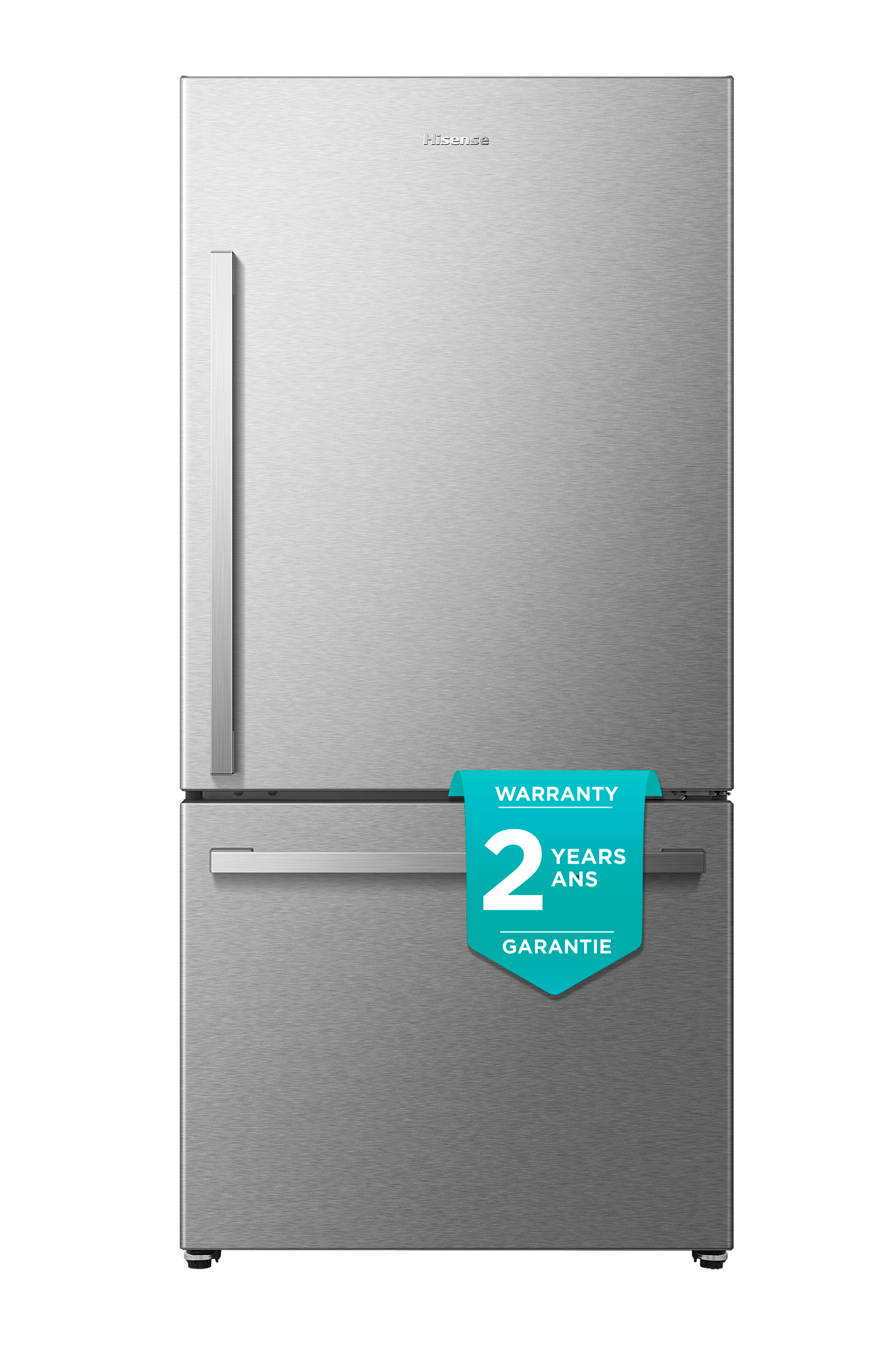 Hisense Stainless Steel Bottom Mount Refrigerator (22.3 Cu. Ft.) - RB22A2FSE