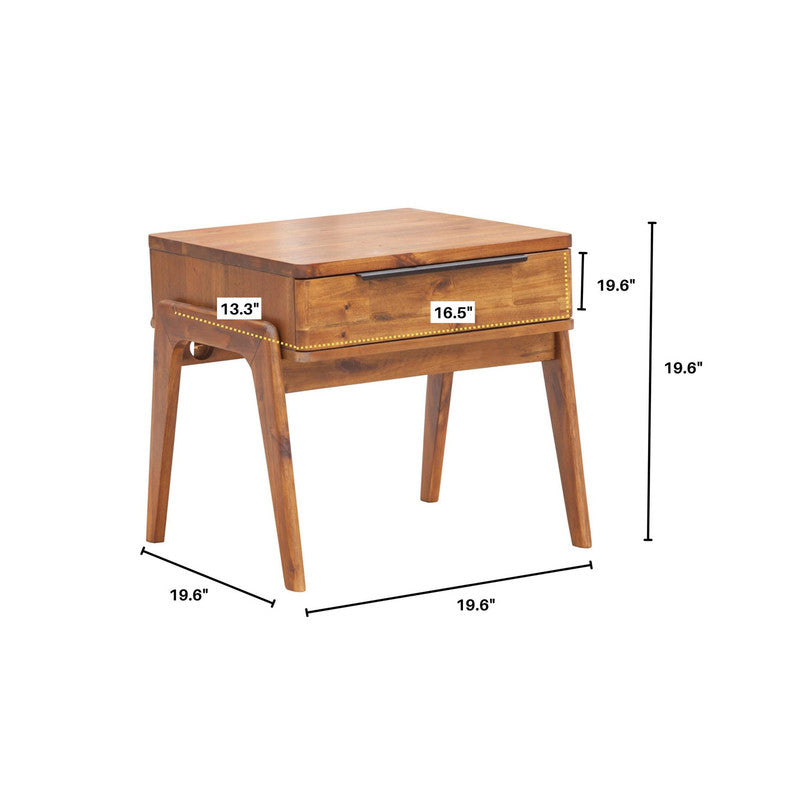 Thomaa End Table - Brown