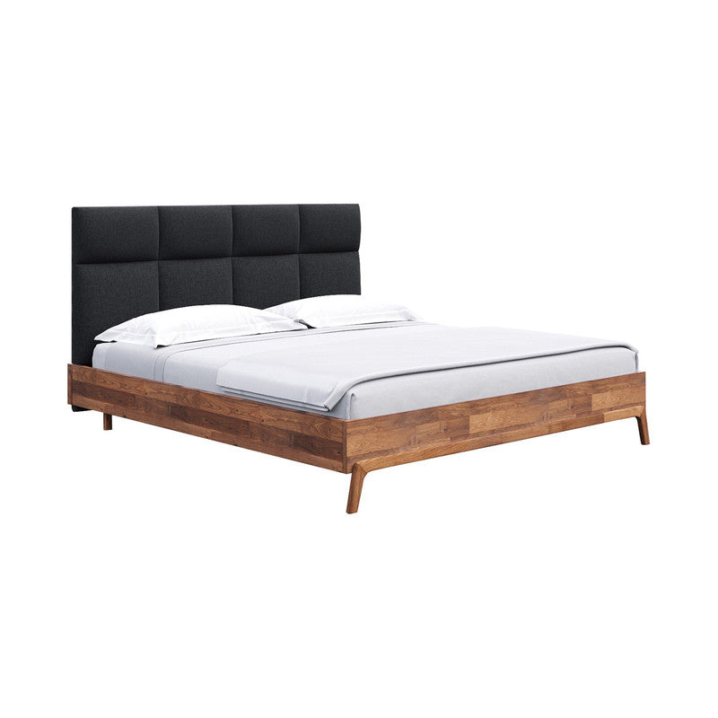 Thomaa Queen Bed - Brown/Grey