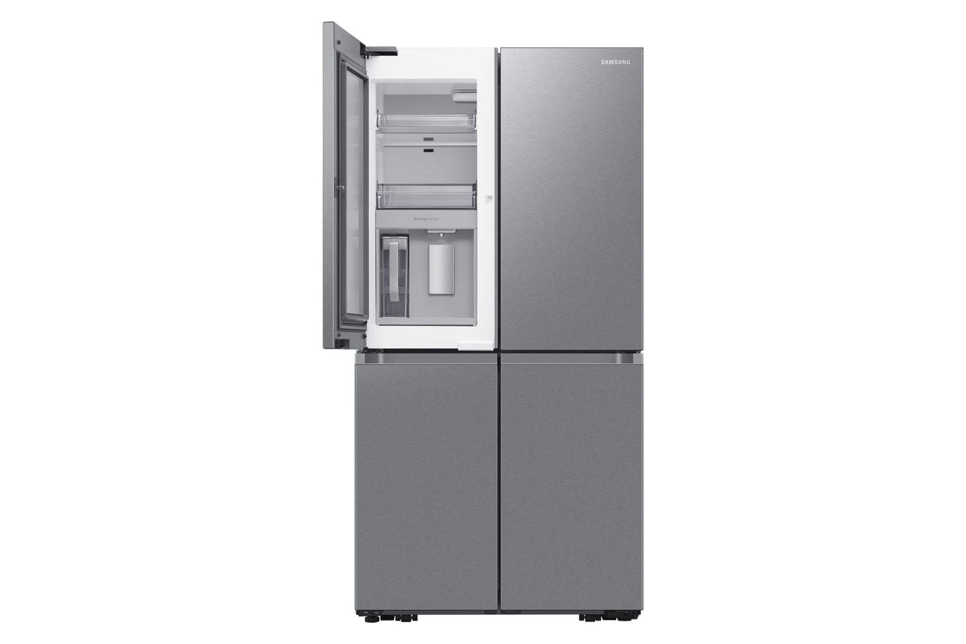 Samsung BESPOKE Stainless Steel 36" 4-Door Flex Refrigerator with Beverage Center (22.8 cu.ft.) -RF23DG9600SRAC