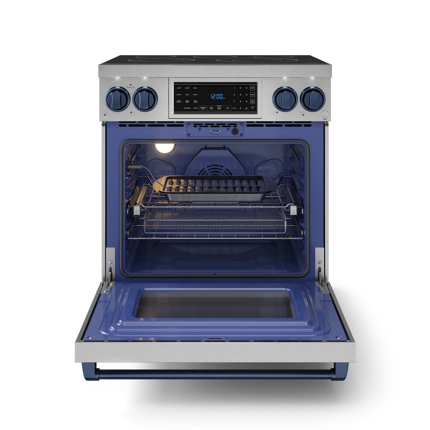 Thor Kitchen Stainless Steel Freestanding Professional Electric Range|Gordon Ramsay Series (4.55 cu.ft.) - RSE30-BLU