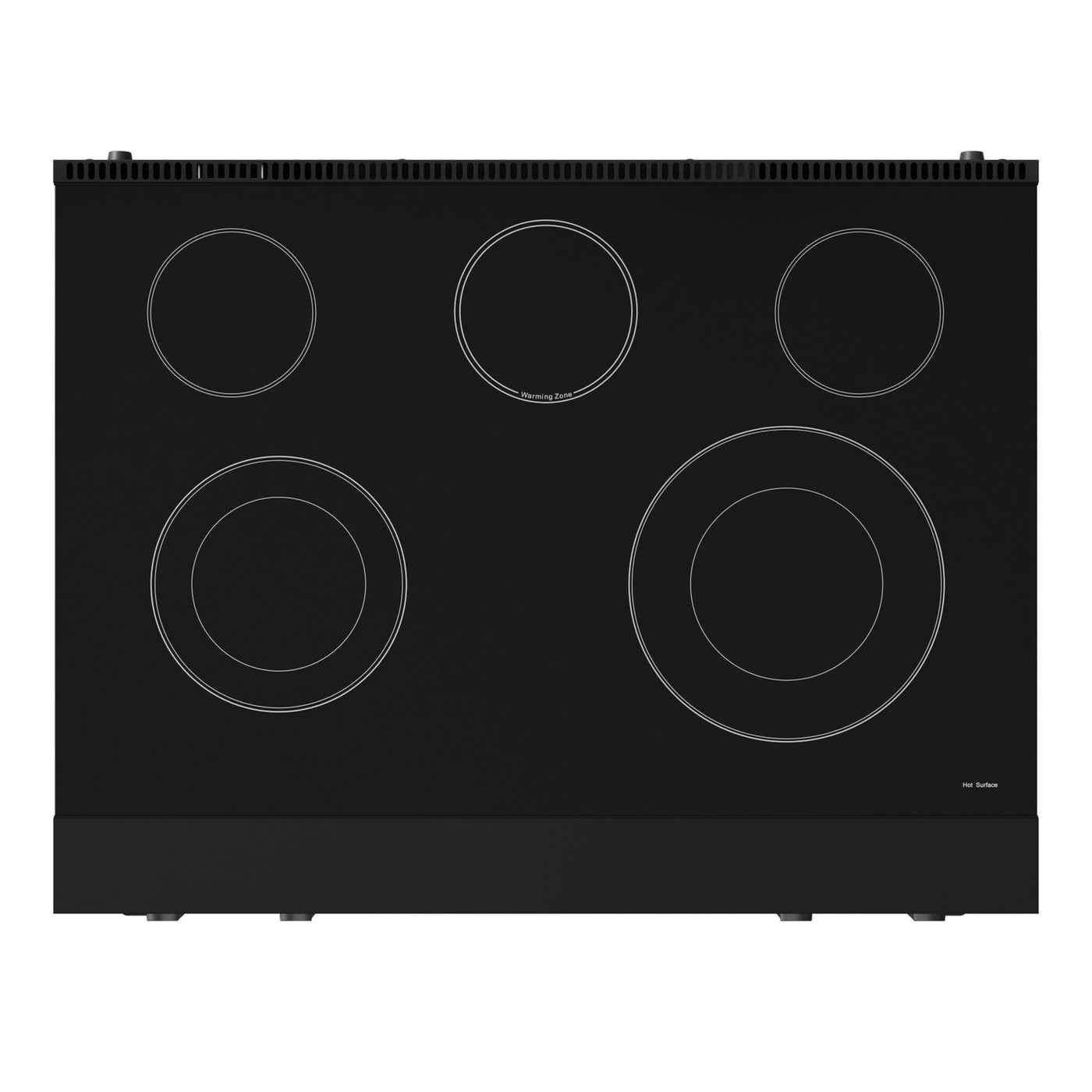 Thor Kitchen Black Stainless Steel Freestanding Professional Electric Range|Gordon Ramsay Series (6 cu.ft) - RSE36B