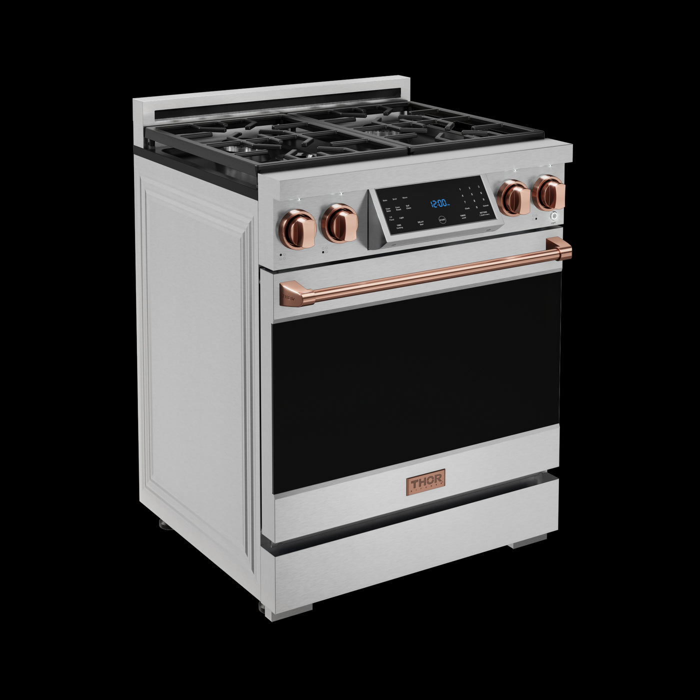 Thor Kitchen Stainless Steel Freestanding Professional Liquid Propane Gas Range|Gordon Ramsay Series (4.55 cu.ft.) - RSG30LP-RSG