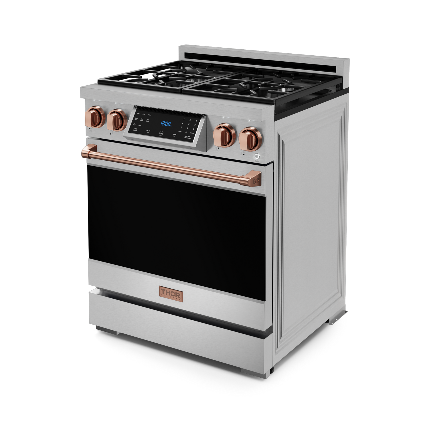 Thor Kitchen Stainless Steel Freestanding Professional Liquid Propane Gas Range|Gordon Ramsay Series (4.55 cu.ft.) - RSG30LP-RSG