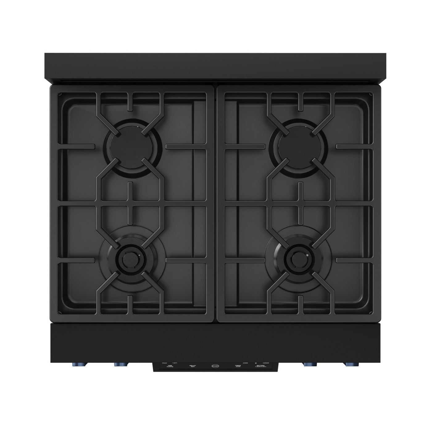 Thor Kitchen Black Stainless Steel Freestanding Liquid Propane Gas Range|Gordon Ramsay Series (4.55 cu.ft.) - RSG30BLP-BLU