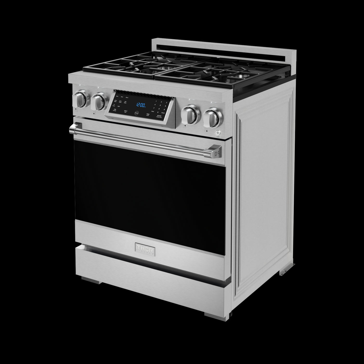 Thor Kitchen Stainless Steel Freestanding Professional Liquid Propane Gas Range|Gordon Ramsay Series (4.55 cu.ft.) - RSG30LP