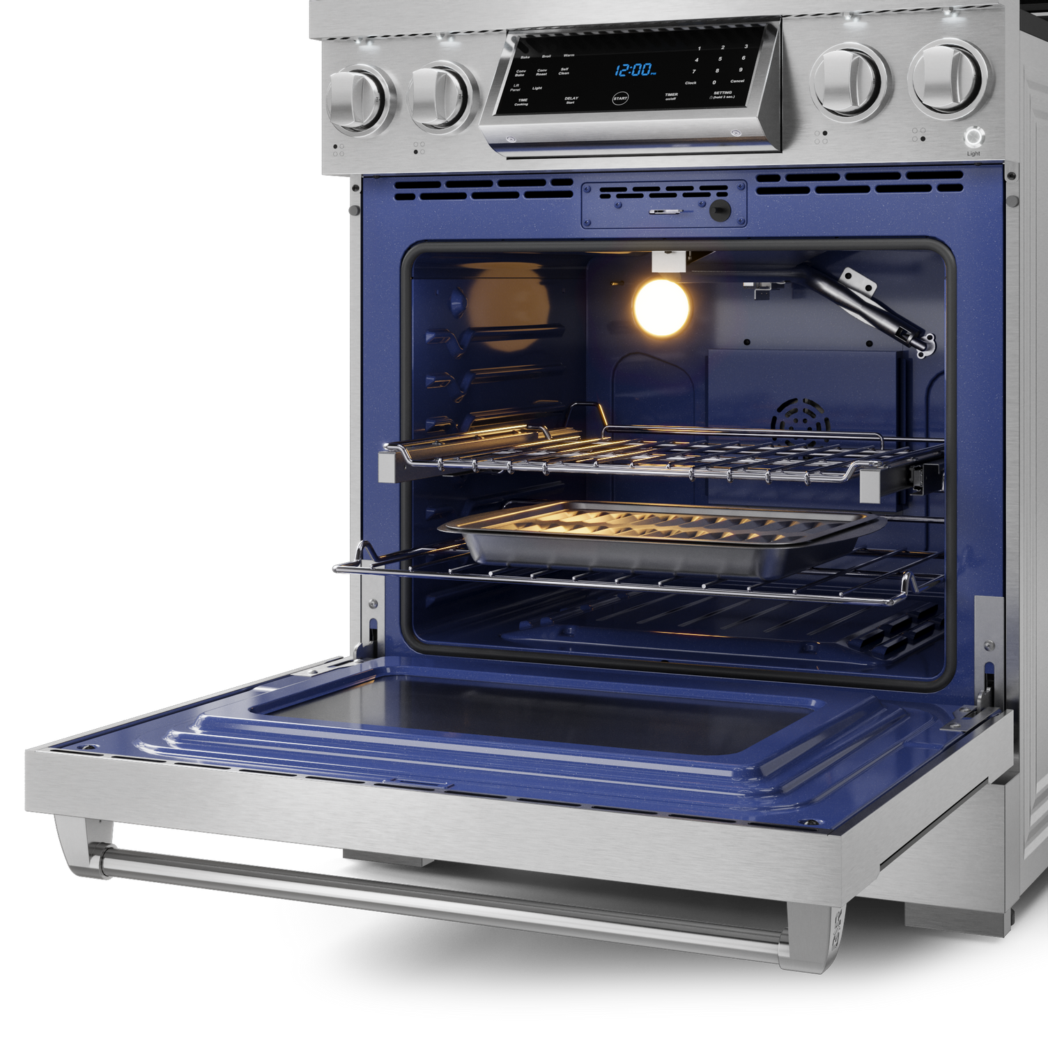 Thor Kitchen Stainless Steel Freestanding Professional Liquid Propane Gas Range|Gordon Ramsay Series (4.55 cu.ft.) - RSG30LP