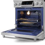 Thor Kitchen Stainless Steel Freestanding Professional Liquid Propane Gas Range|Gordon Ramsay Series (4.55 cu.ft.) - RSG30LP