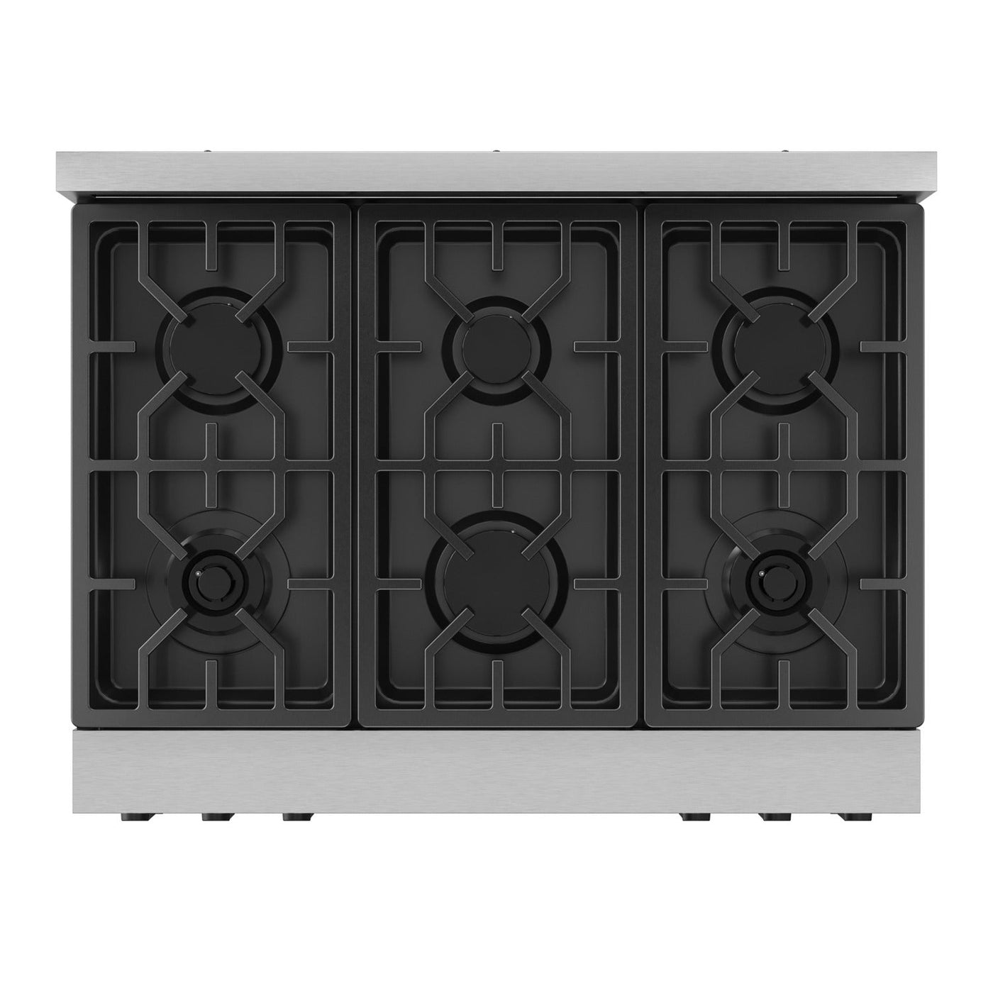 Thor Kitchen Stainless Steel Freestanding Professional Liquid Propane Gas Range|Gordon Ramsay Series (6 cu.ft.) - RSG36LP-BLK