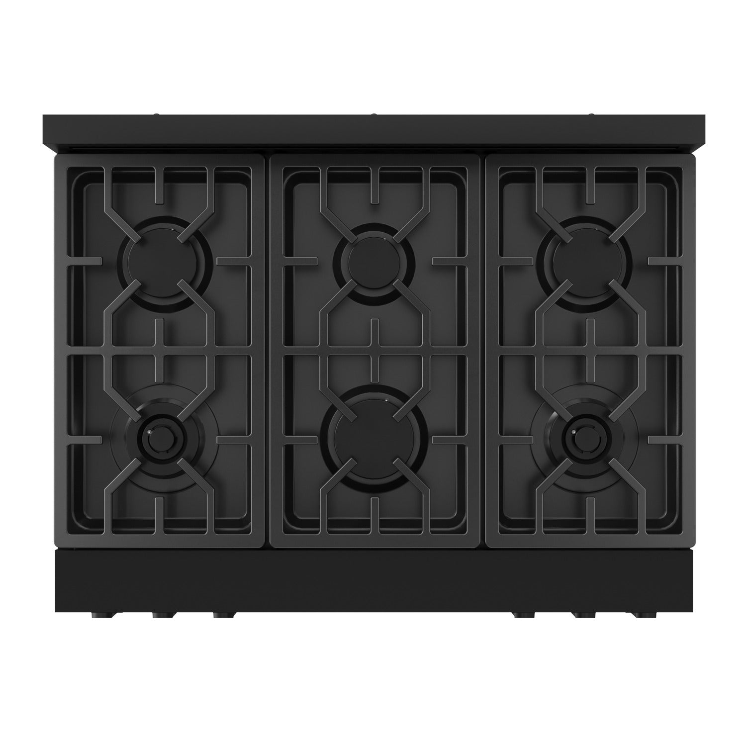 Thor Kitchen Black Stainless Steel Freestanding Professional Liquid Propane Gas Range|Gordon Ramsay Series (6 cu.ft.) - RSG36BLP