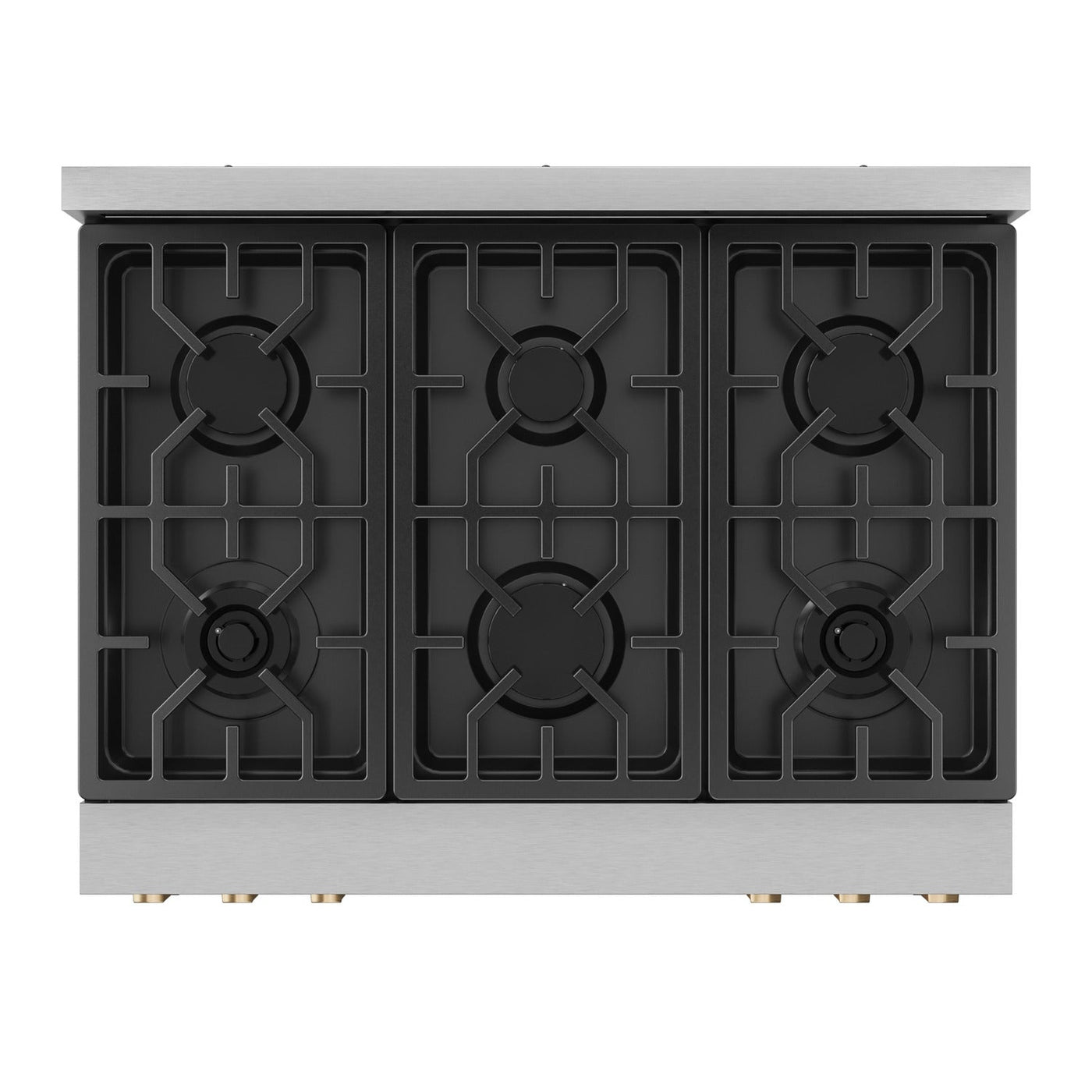 Thor Kitchen Stainless Steel Freestanding Professional Liquid Propane Gas Range|Gordon Ramsay Series (6 cu.ft.) - RSG36LP-BRZ