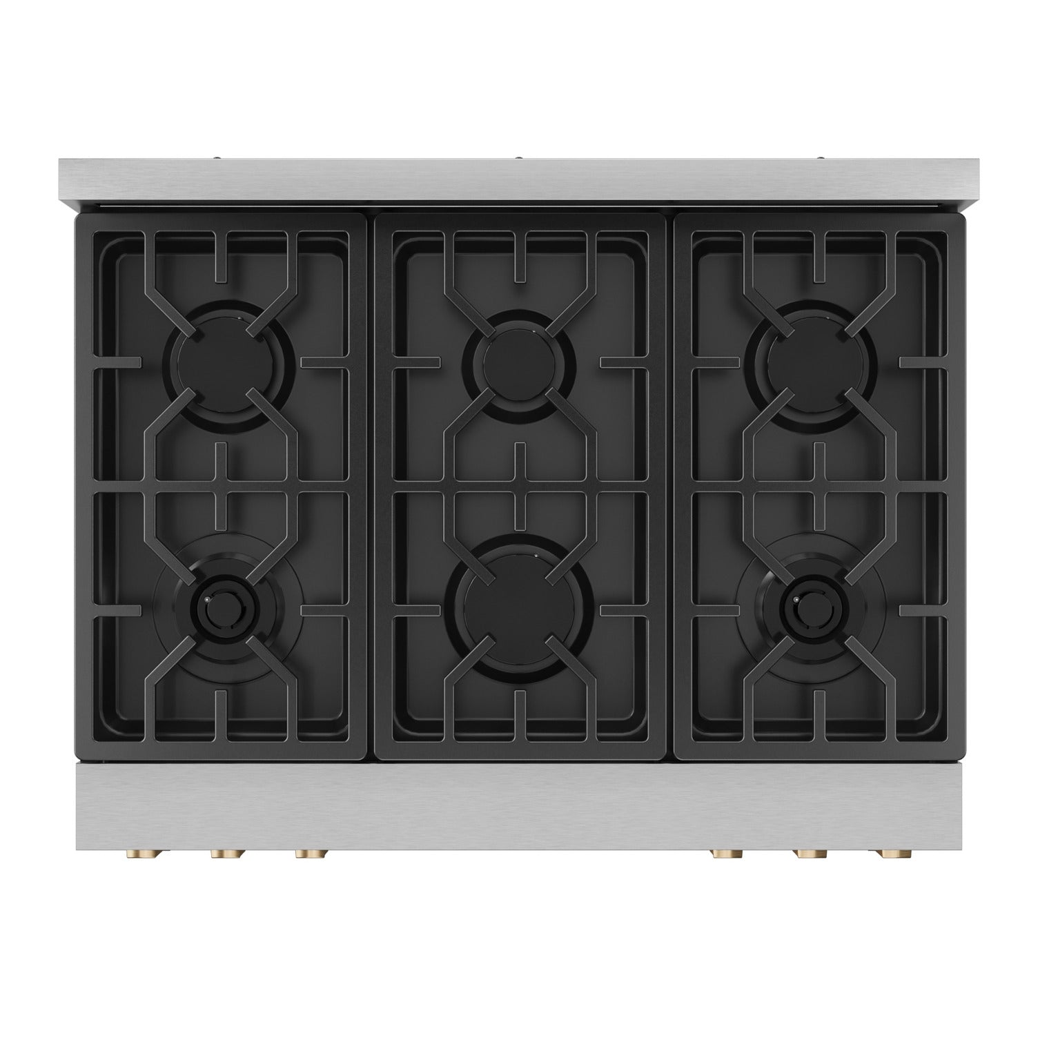 Thor Kitchen Stainless Steel Freestanding Professional Liquid Propane Gas Range|Gordon Ramsay Series (6 cu.ft.) - RSG36LP-BRZ
