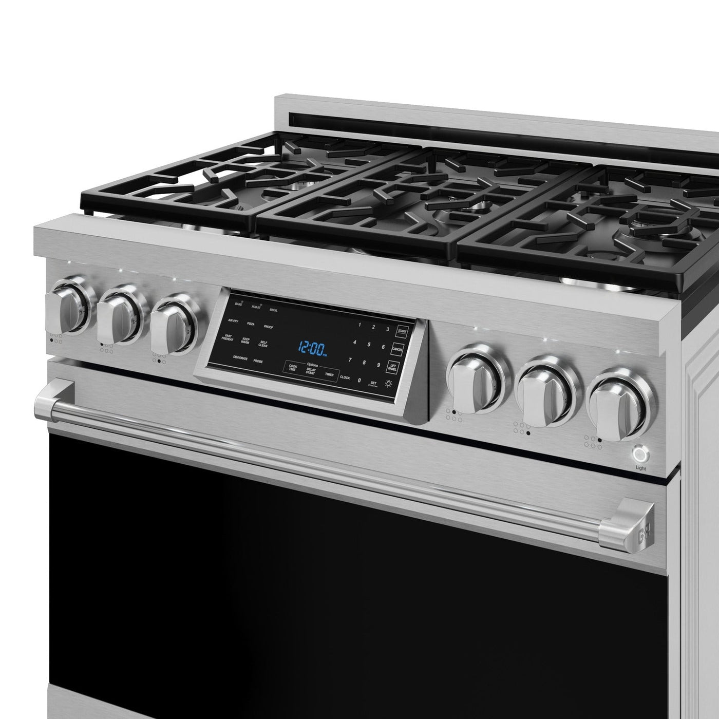 Thor Kitchen Stainless Steel Freestanding Professional Liquid Propane Gas Range|Gordon Ramsay Series (6 cu.ft.)- RSG36LP