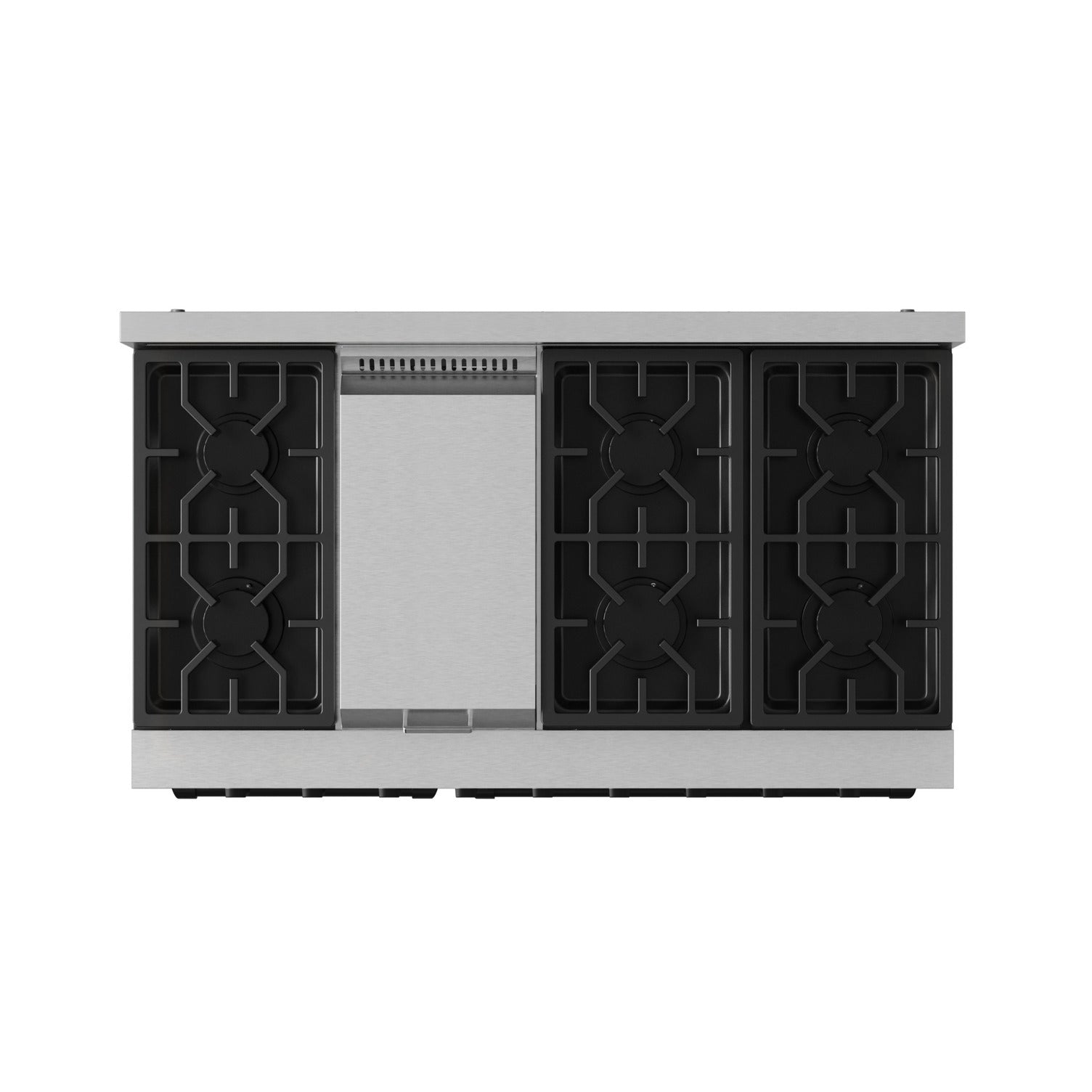 Thor Kitchen Stainless Steel Freestanding Professional Double Oven Liquid Propane Gas Range|Gordon Ramsay Series (7 cu.ft.) - RSG48ELP-BLK