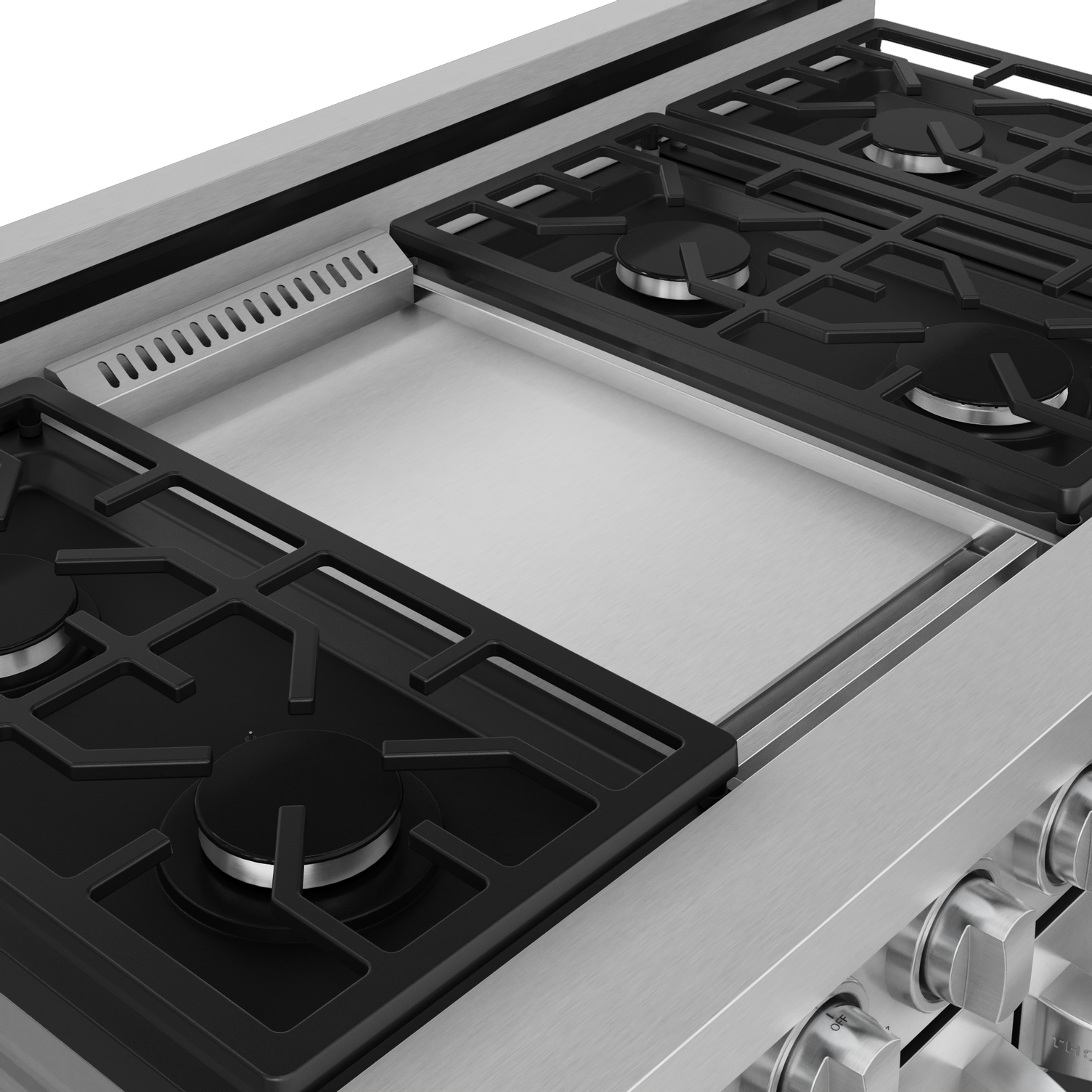 Thor Kitchen Stainless Steel Freestanding Professional Liquid Propane Double Oven Gas Range|Gordon Ramsay Series (7 cu.ft.) - RSG48ELP