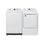 L2 White Top Load Washer (5.2 Cu. Ft) & White Electric Dryer (7.5 Cu. Ft) - LT52N1BWWC/LE52N1BWWC