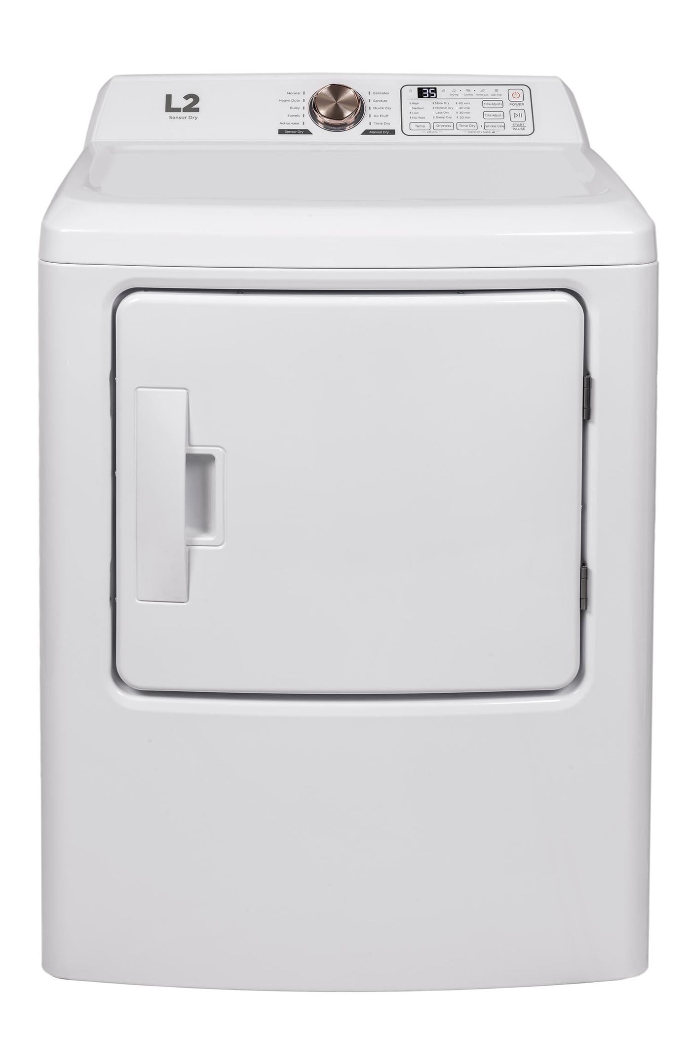 L2 White Electric Dryer (6.7 Cu. Ft) - LE43A3AWW