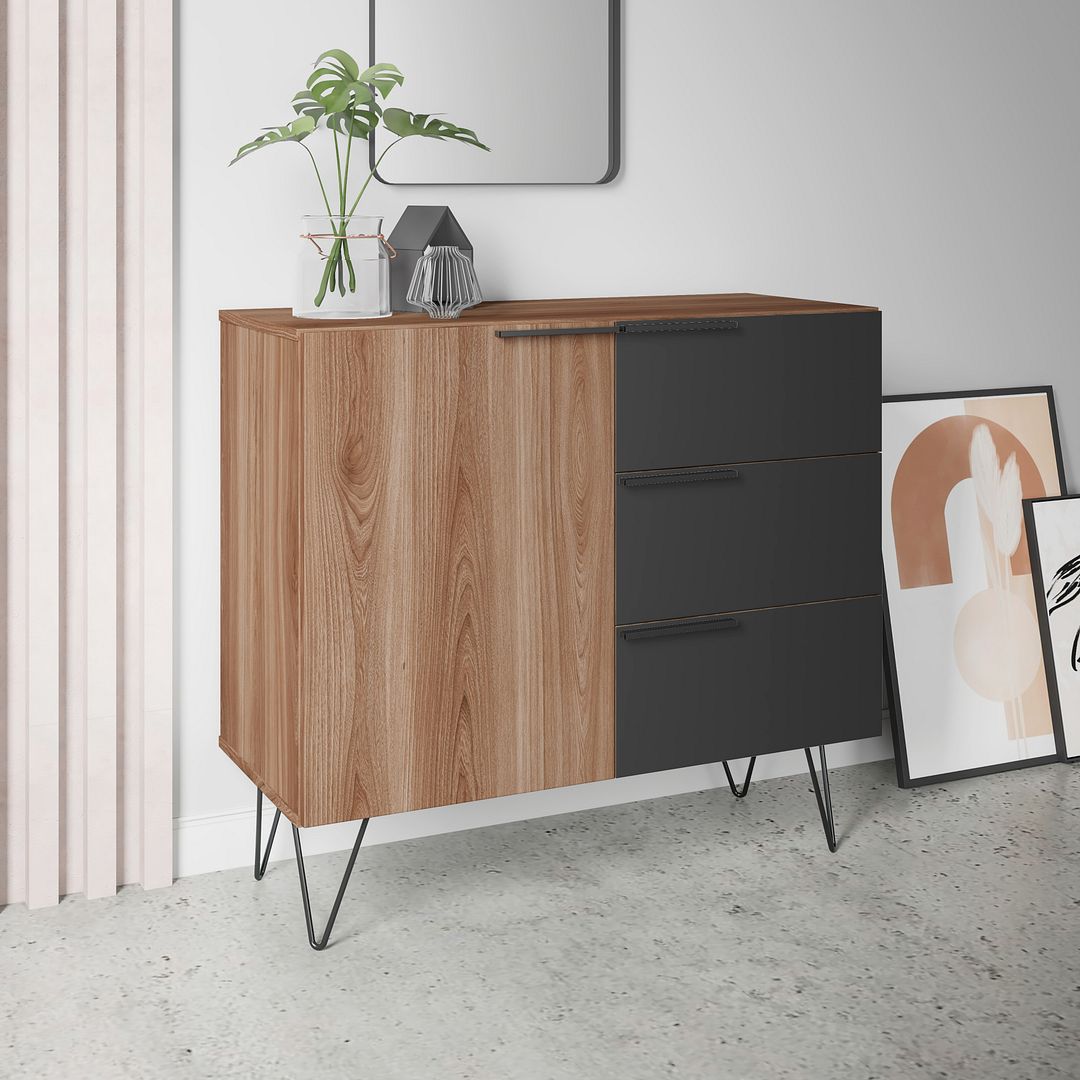 Velling 35" Sideboard - Brown/Black