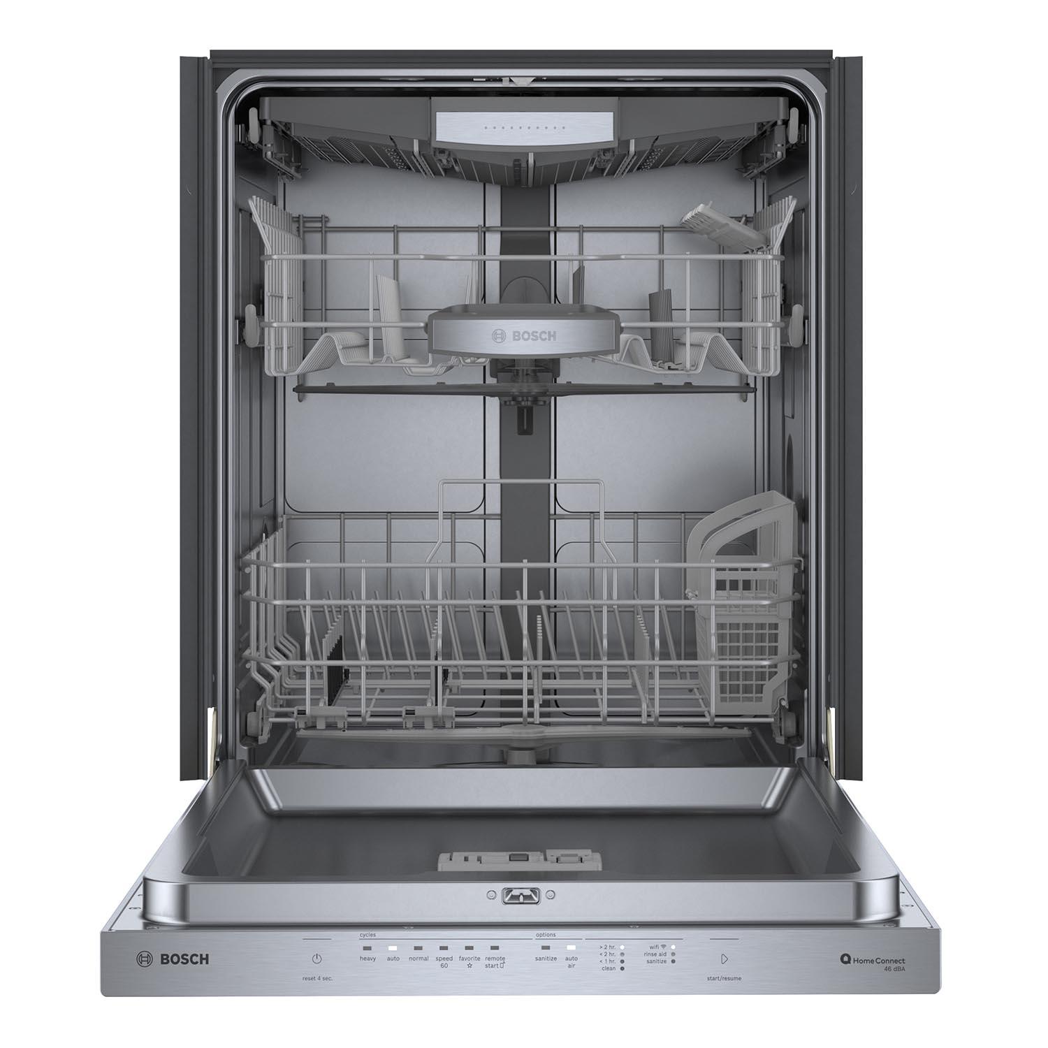 Bosch Stainless Steel 24" Smart Dishwasher with Home Connect, Third Rack - SHP55CM5N