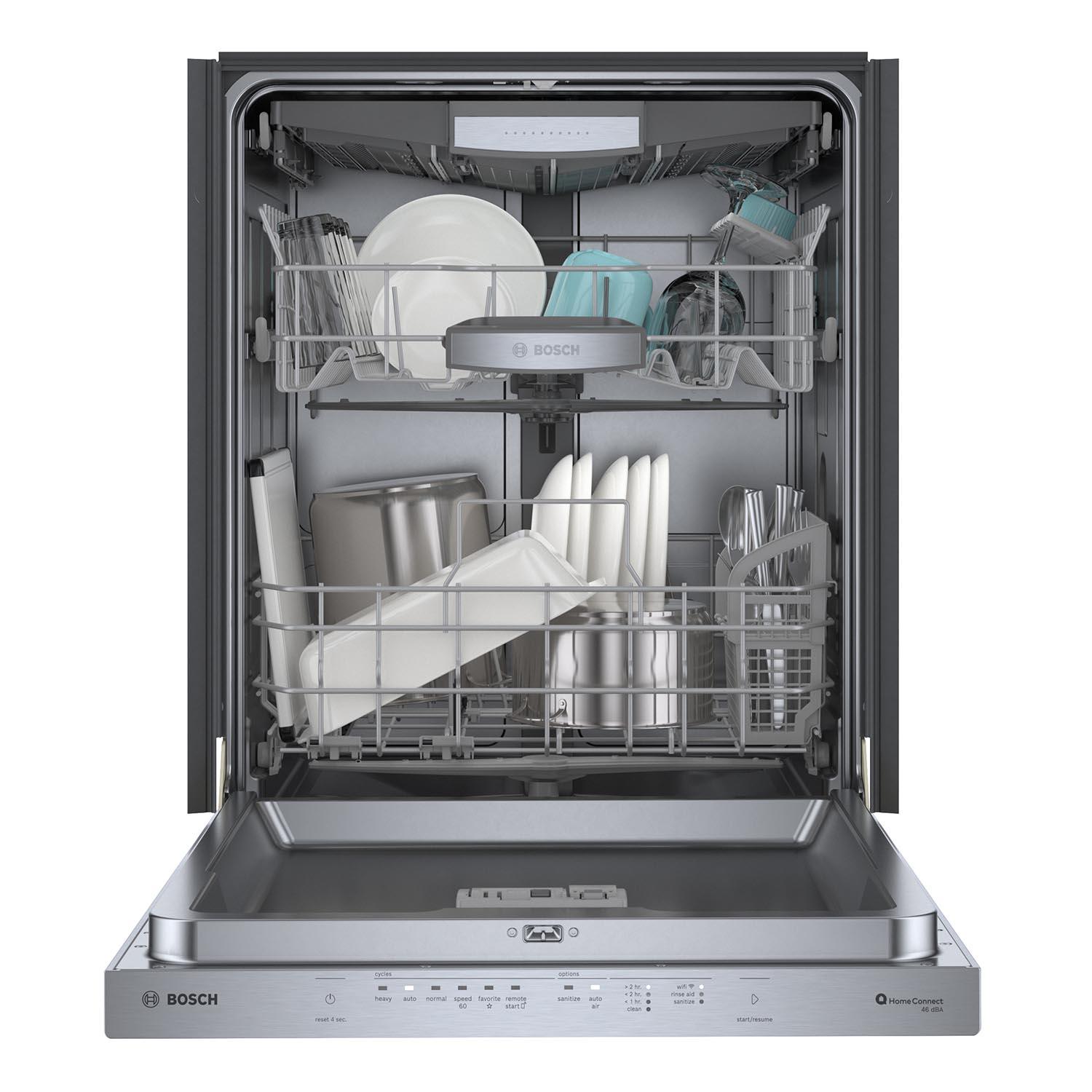 Bosch Stainless Steel 24" Smart Dishwasher with Home Connect, Third Rack - SHP55CM5N