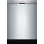 Bosch Stainless 300 Series 24" Scoop Handle 2-Rack Dishwasher - SHSM53B55N